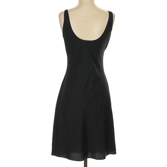 Ralph Lauren Purple Label Collection Black Mini Silk Slip Dress S Sleeveless - Picture 2 of 5